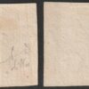 Napoli 1859 – 2 grana I Tavola rosa lillaceo Sassone N. 5a 3 es. di nuances diverse