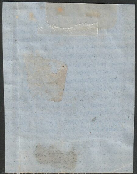 Napoli 1859 – 2 grana III Tavola rosa lillaceo su frammento Sassone N. 7a Cv 3.500