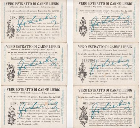 Liebig ITA S 1001 – Le nove muse – 1910 – Ottime condizioni