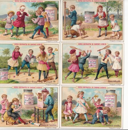 LIEBIG ITA S 344 – Giuochi infantili 4 – Ottime condizioni