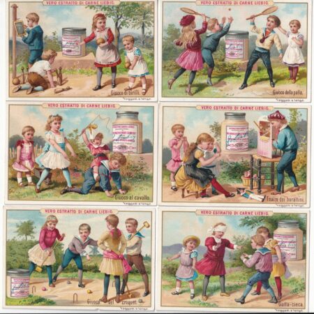 LIEBIG ITA S 344 – Giuochi infantili 4 – ottime condizioni