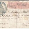 1 gr. I Tav. coppia Disallineata + singolo su sovracoperta da Cosenza x Bovalino rara n.3f+3