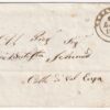 1860 17 Lug 10 c. Sass 19e ben marginato su sovracoperta da Serravezza Pt.5 x Colle