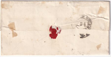 1861 5 Giu 10 c. Sass 19 data tarda su sovracoperta da Firenze x Arezzo