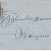 1860 18 Gen 10 c. Sass 19b ben marginato su sovracoperta da Porto S.Stefano Pt.7 x Scansano