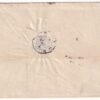 1861 10 Mar 10 c. Sass 19f su fresca sovracoperta da Terranuova Pt.8 x Firenze