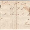 Napoli 1/2 gr. II Tav. su lettera insufficiente da Montagnano x Teramo tassata f.Diena n.2