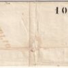 Napoli 1/2 gr. II Tav. su lettera insufficiente da Montagnano x Teramo tassata f.Diena n.2