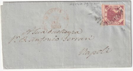 2 gr. III Tav. su sovracoperta da Aquila,Svolazzo Pt.4 x Napoli f.Chiav n.7f