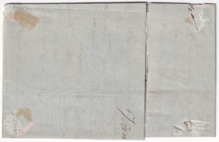 1860 5 Dic 10 c. Sass 10 su letera da Firenze x Colle