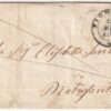 1855 28 Mar 2 cr. Sass 5d su sovracoperta da Piombino Pt.5 x Pietrasanta f.Chiav