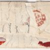 1854 16 Mar 2 cr. Sass 5 su lettera da Talamoine Pt.11 x Firenze Cv 4075
