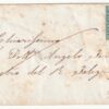 1855 8 Dic 2 cr. Sass 5 su bustina da Prato Pt.6 x Pisa