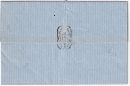 II Em. 5 c. Bdf molto ben marginato isolato su lettera da Roma x Città f.AD+Ray n.16