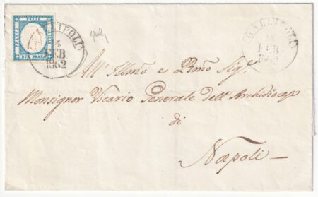 2 gr. ampi margini su fresca sovracoperta da Gallipoli Pt.2 x Napoli f.Chiavlusso n.20