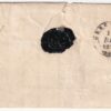 1854 14 Dic 2 cr Sass 5 su lettera da Grosseto Pt.7 x Orbetello Spl