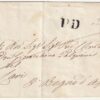 1854 15 Lug 2 cr Sass 5 su sovracoperta da S.Miniato Pt.5 x Bagno d’Acqui f.Chiav