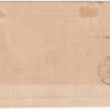 II Em. 10 c. ADf grandi margini su sovracoperta da Roma x Civitavecchia n.17