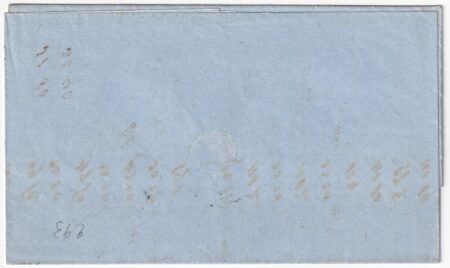 2 gr. ardesia grandi margini su sovracoperta da Napoli x Bovino f.Chiav, Palermo n.20c