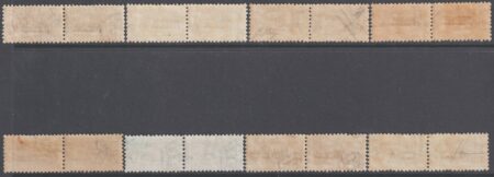 Somalia 1917 Serie di 8 valori Pacchi postali Sass. 1/4+6/9 MNH** firmati Cv 2440