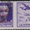 Repubblica Sociale 1944 50 c. violetto Sass. 35D Usato NQ Certificato Ray