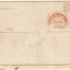 1858 14 Ott 2 gr. Sass 6d grandi margini su sovracoperta da Catanzaro x Napoli f. AD Cv 5000