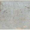 1859 18 Ott 20 c. Sass 15 grandi margini su lettera da Reggio x Parma f. Chiav, Sor, Bol Cv 2250