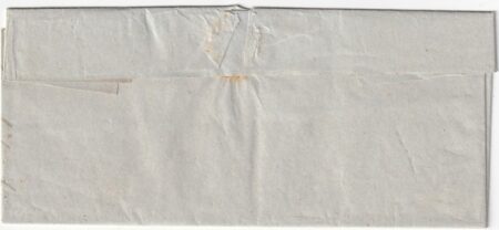 1858 9 Feb 1 gr. + 2 gr. Sass 3c+5c su letterina da Salerno x Rossano Rarità f. Bott Cv 30.000+++