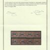 Servizio Sovrastampata in azzurro Serie Completa integra centrata Rarità lusso 8 Certificati Sass.3 Cv 48000