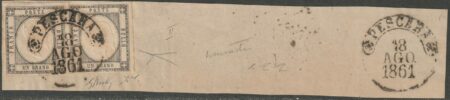 1+1 gr. Sass.19 VAR rara tinta non catalogata f.Chiav, Bott