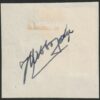 Segnatasse 80 l. violetto bruno usato su frammento f. AD Cv 700