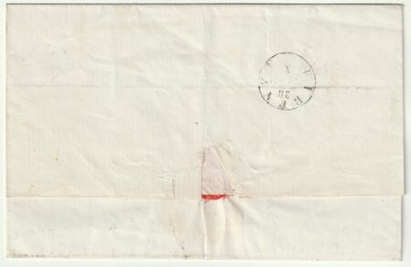 1861 26 Mar 8 b. Sass.9 ben marginato msu sovr. da Roma x Firenze Spl