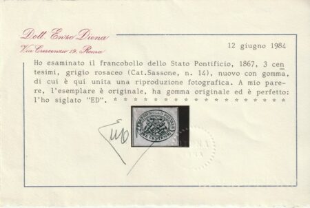 II Em. Serie Completa ben marginata nuova rarissima 2 Certificati – Sassone n.13/20