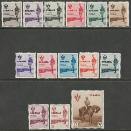Somalia Vista del Re Serie Completa Sass S.40 MNH** f.AD CV 2250