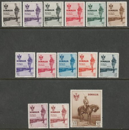 Somalia Vista del Re Serie Completa Sass S.40 MNH** f.AD CV 2250
