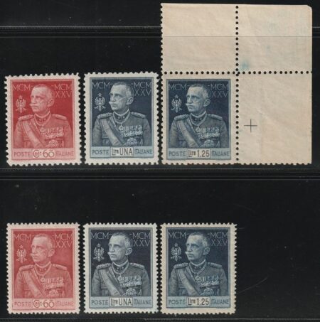 1925/26 – Giubileo D. 13 172 + D.11 le 2 Serie Complete centrate integre lusso Certificate – Sassone S.36+37