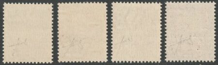 RSI Tir. di Fi Soprast. a cavallo e oblique 4 valori Sass 492/Ih-pm+493/Ih-pm+491pm+494pm MNH** f. Fiecchi Spl Cv 3300