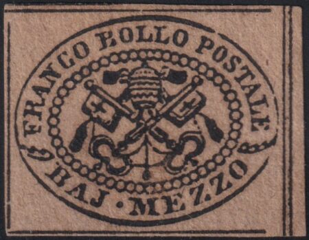 I Em. 1/2 b. lilla rosa ben marginato Bdf nuovo raro pluriperiziato – Sassone n.1d Cv 7000