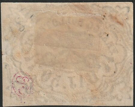 I^ Em. 50 b. azzurro Sass 10 MLH* Rarità Cv 45000