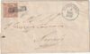 1858/60 – Cirignola Annulli Verde cerchio-Ann. Pt.7 + ovale-Ann. Pt.6 su 2 missive x Napoli pluriperiziate – Sassone n.5