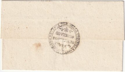 1861 19 Feb 8 b. isolato Sass 9 su sovr. da Roma x Capodimonte f.AD