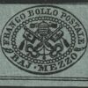 I^ Em. 1/2 b. grigo verdastro Sass 1b MH* Bdf f.Em.D, AD, G.Bolaffi Cv 2400