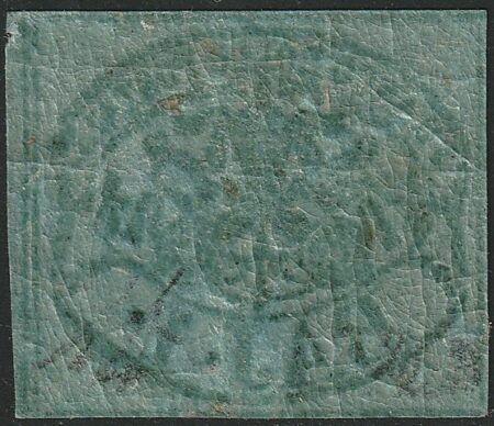 I^ Em. 1 b. verde scuro II^ Composizione Sass 2B MVLH* Bdf f.AD