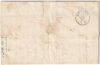 1857 20 Nov 4 b.+ 8 b.Sass 5+9 su lettera da Bologna x Genova PD+ Franca rossi f.AD rara
