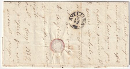 Province Napoletane 1862 – 2 gr. celeste ampi margini su lettera da Lacedonia Pt.7 x Avellino periziata – Sassone n.20a