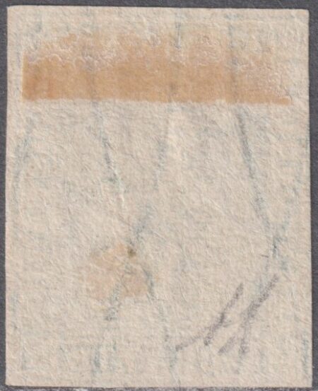 II^ Em. 4 cr. Sass 14 usato annullo rosso f. AD