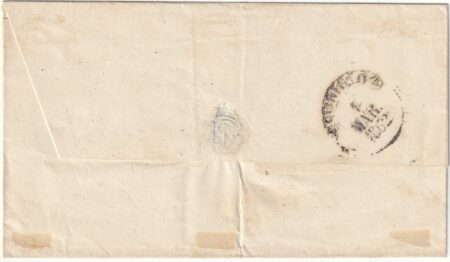 1 gr. coppia grandi margini su lettera da Bagnara x Catanzaro lusso pluriperiziata – Sassone n.19