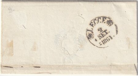 1 gr. isolato ben marginato su sovracorperta da Otranto x Lecce pluriperiziata – Sassone n.19