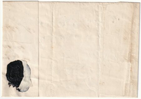 1860 27Ago 2 gr. Sass 7 su lettera da Campobasso Svolazzo x Napoli SF in arrivo Non Catalogato f. AD, rara