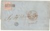 1859 2 Mag 2 gr. Sass 7 su sovr. da Bari x Napoli SF in arrivo Non Catalogato f. AD rara